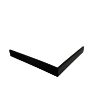 Экран для душевого поддона Veconi Pietra PS B, 1000x900x30, гелькоут и стекловолокно, черный