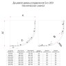 Душевой угол Veconi Evo 200 CH, 1200х800x1950, хром, прозрачное стекло