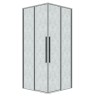 Душевое ограждение Grossman Galaxy 300.K33.01.8080.10.02 (80х80х195) квадрат,раздвижная,хром,стекло шиншилла, 1 место