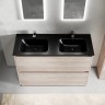 Тумба под раковину SANCOS Libra Floor напольная, 1190х450х840, c двумя ящиками оснащенными доводчиками, дуб галифакс натуральный, арт. LB120F-2EG