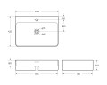 Накладная раковина BelBagno BB1338