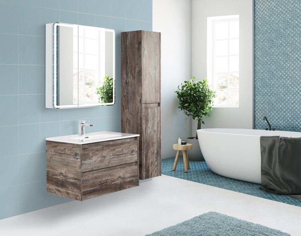 Зеркало-шкаф BelBagno SPC-MAR-800/800-2A-LED-TCH