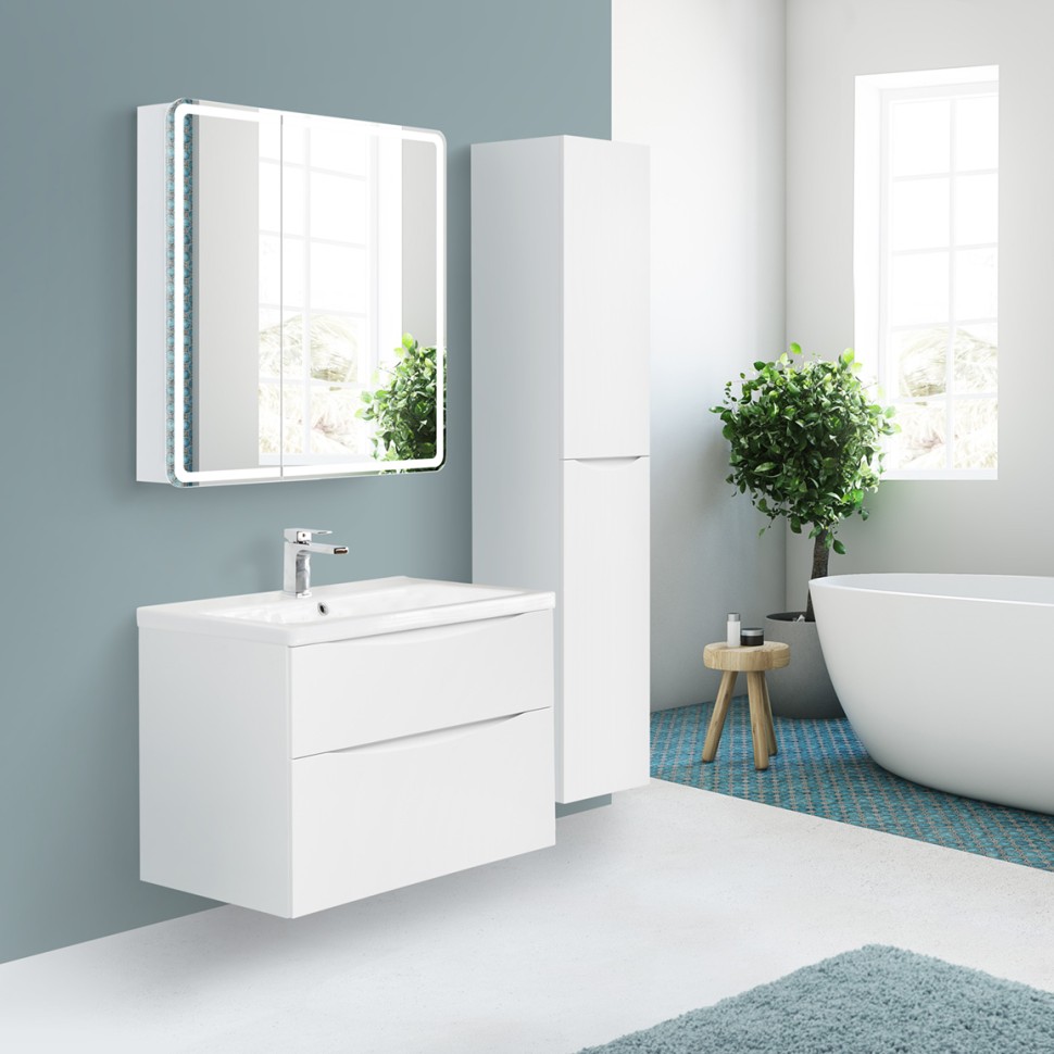 Зеркало-шкаф BelBagno SPC-MAR-800/800-2A-LED-TCH