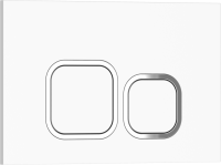 Кнопка смыва IBERICA BLANCA ESTI-Q ABS-пластик, белый глянцевый (IB.B083.001.000)