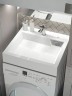 Раковина над стиральной машиной Uperwood Vission 60х55х11 см, белая глянцевая