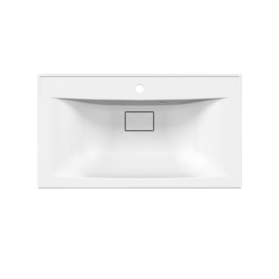 Раковина VCB-3M800W из искуственного камня, цвет белый