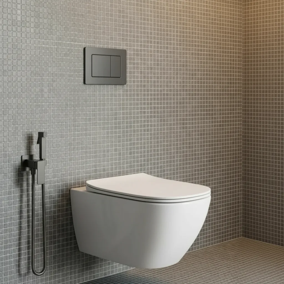 Унитаз подвесной Hygiene, сиденье SoftClose, смыв Invisible AQM2020PRO-H