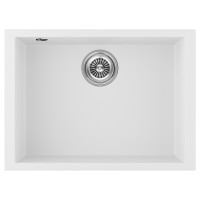 Мойка GRATO 60, ULTRAGRANIT, PM866044-WH, WHITE, 600х440 мм, Paulmark  