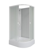 Душевая кабина Niagara Promo P100/80/26L/MT/BK (100х80х195) 4 места
