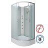 Душевая кабина Niagara Classic NG-33094-14LBKG (100х90х200) средний поддон(26см),стекло матовое,4 места