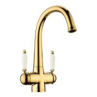 Смеситель для кухни Omoikiri Okinawa 2-G латунь/золото