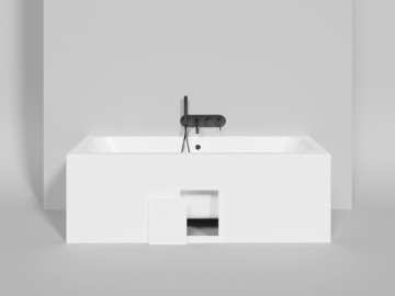 Ванна встраиваемая ORLANDA AXIS 170x75 покраска по RAL полностью S-Sense Матовое