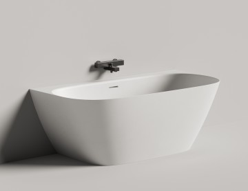 Ванна пристенная SOFIA WALL 160x80 покраска по RAL полностью S-Sense Глянцевое
