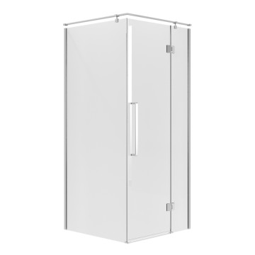 Душевое ограждение Niagara Nova NG-6631-34 (90х90х195) квадрат,хром,дверь распашная,стекло прозрачное,1 место