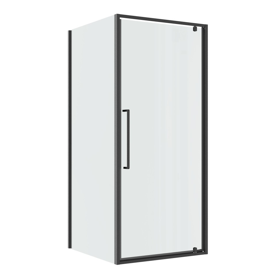Душевое ограждение Niagara Nova NG-35-10AGR-A80GR-34 (100х80х195) прямоугольник,распашная,графит,стекло прозрачное,2 места