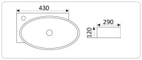 Умывальник CeramaLux 9100R