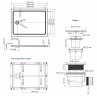 Ампер (Amper) 29T07U Душевой поддон
