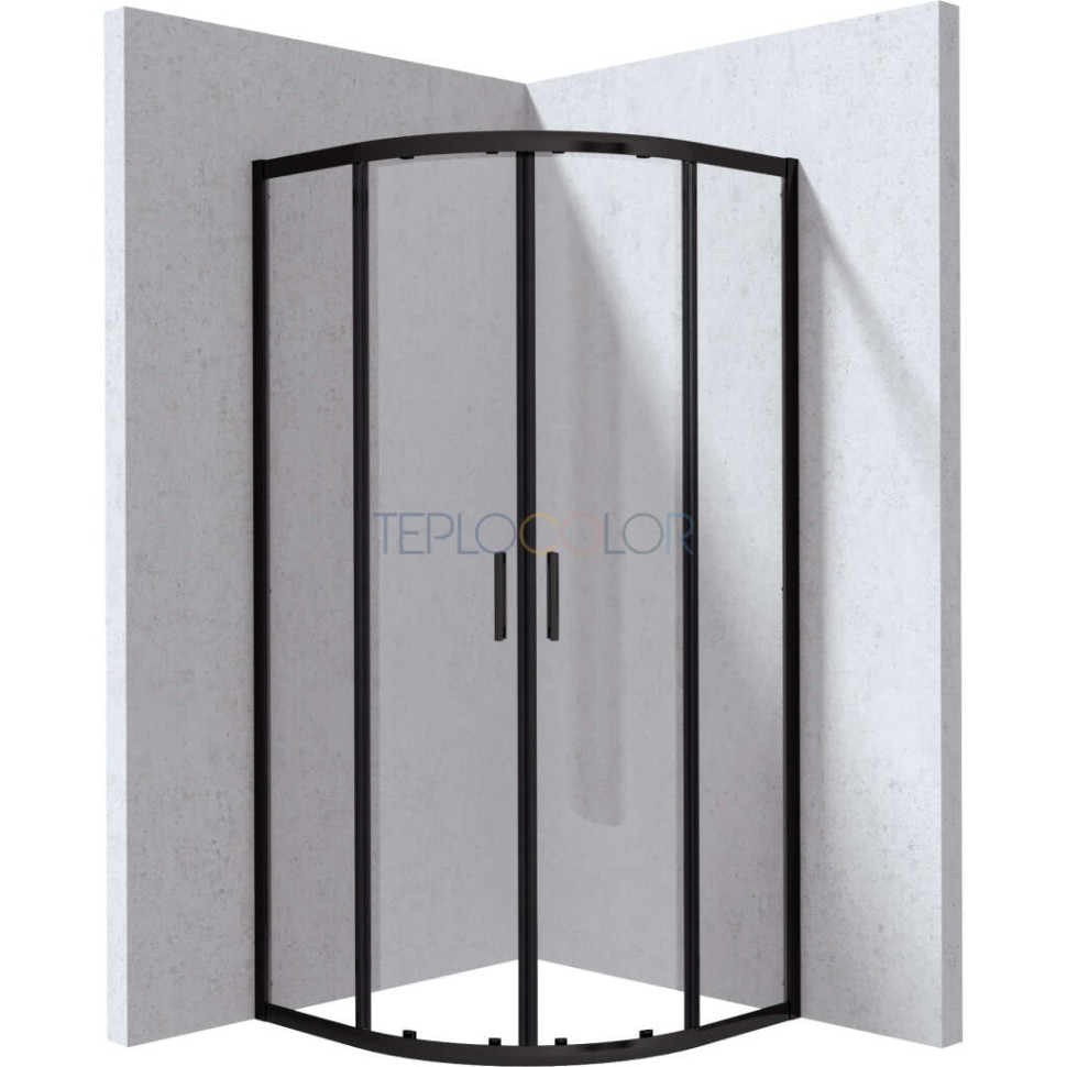 Душевая кабина, полукруглая, 80x80 см