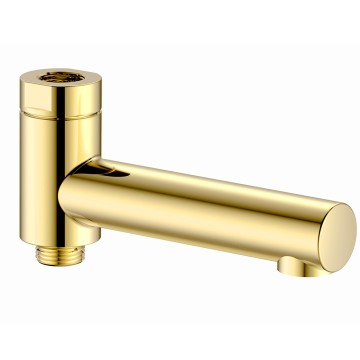 AQM8301GG Излив поворотный с картриджем, Glossy gold