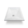 Поддон для душа из искусственного камня  VST-4SR8011W, 1100*800*25, белый матовый