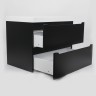 Тумба под раковину для ванной Uperwood Tanos 70 см, подвесная, черная матовая