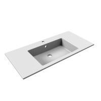 Раковина для ванной Uperwood Megan 100х48х16,5 см, белая матовая