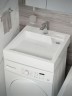 Раковина над стиральной машиной Uperwood Vission 60х60х11 см, белая глянцевая