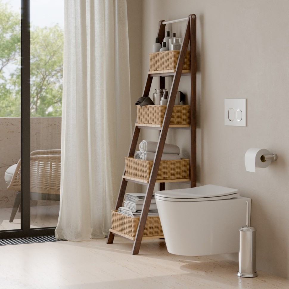 Комплект 3в1 IBERICA BLANCA инсталляция SILENCIO, унитаз BURGOS ALTO белый, кнопка смыва ESTI-Q хром матовый (IB001.BRA.231.834)