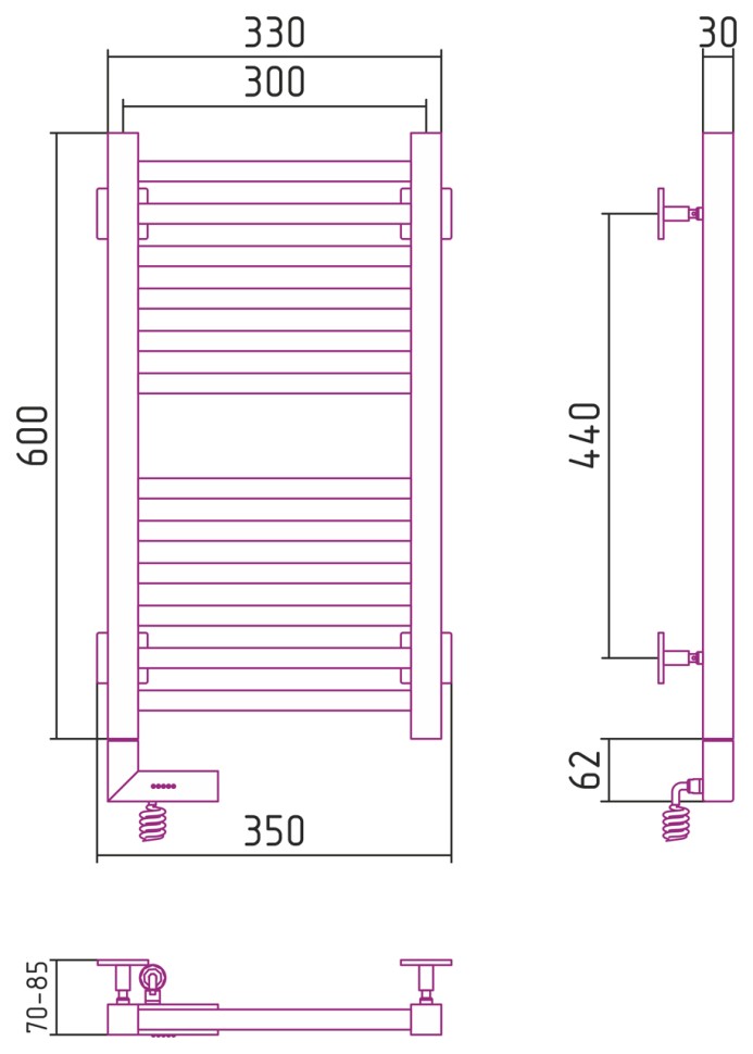 Модус 2.0 600х300 МЭМ левый