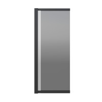 Душевая шторка RIVER S Slider Black 980 тонированное стекло