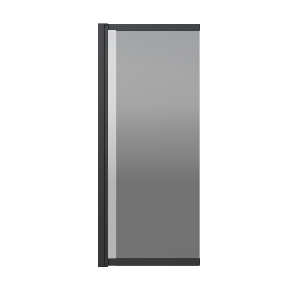 Душевая шторка RIVER S Slider Black 980 тонированное стекло