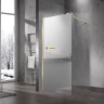 Душевая перегородка Walk-In VSW-1H100MRG, 1000*2000, матовый золотой, стекло зеркальное