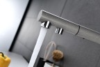 Смеситель для кухни SERPENTINE, серый, Se213222-GR, Paulmark