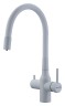 Смеситель для кухни Salix, белый матовый, Sa213419-431(WH), Paulmark