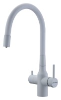 Смеситель для кухни Salix, белый матовый, Sa213419-431(WH), Paulmark
