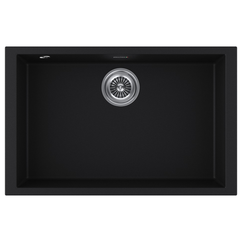 Мойка GRATO 69, ULTRAGRANIT, PM866944-BLM, BLACK, 690х443 мм, Paulmark