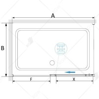 Душевой уголок RGW 120х80х195 см SV-42B SV-12B + Z-050-2B Прямоуг., Чёрный, Прозрачное, 6 мм Easy Clean (32324282-014)