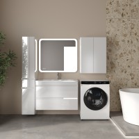 Колонна универсальная STYLE LINE "Атлантика 35 L" с корзиной, Люкс Плюс белый глянец  