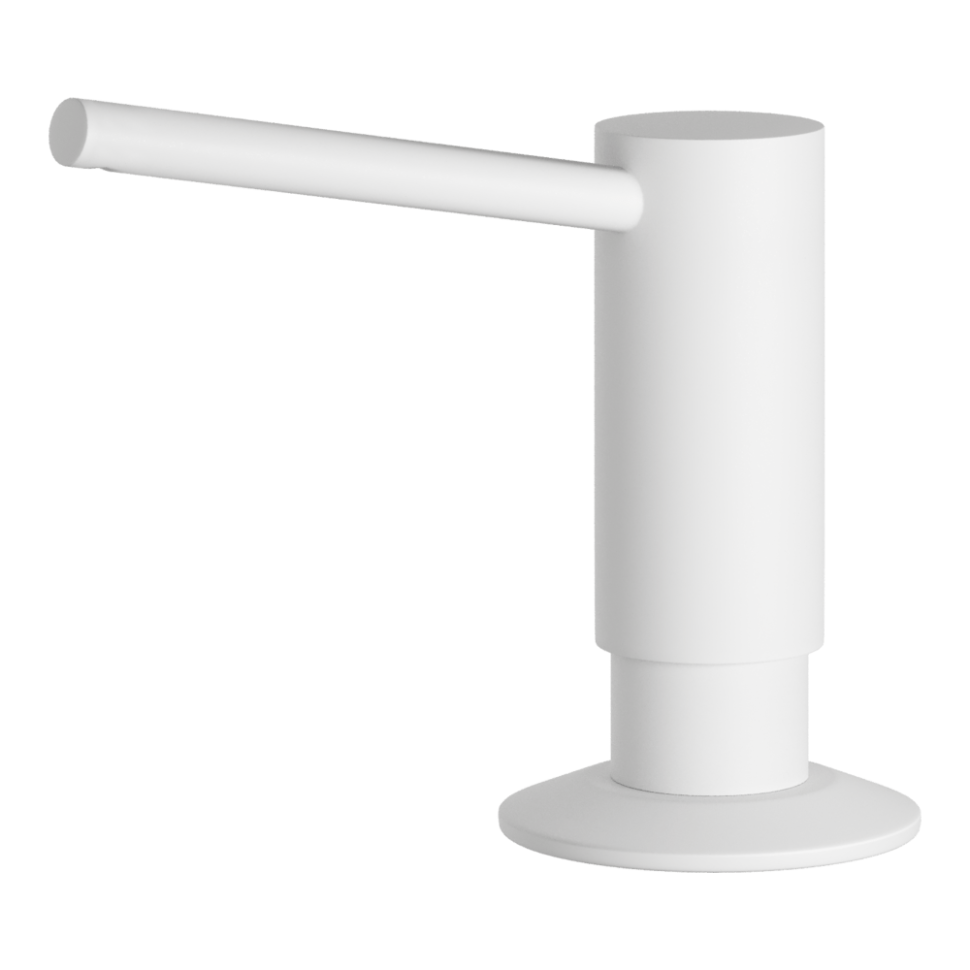 Дозатор Omoikiri OM-02-P-WH латунь/белый