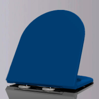 Сиденье микролифт KR-33BUM синий матовый  