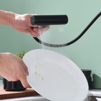 Смеситель Splenka для кухни с мультифункциональным и выдвижным изливом S206.49.06 черный