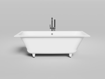Ванна встраиваемая ORLANDA AXIS 170x75 покраска по RAL полностью S-Stone Матовое