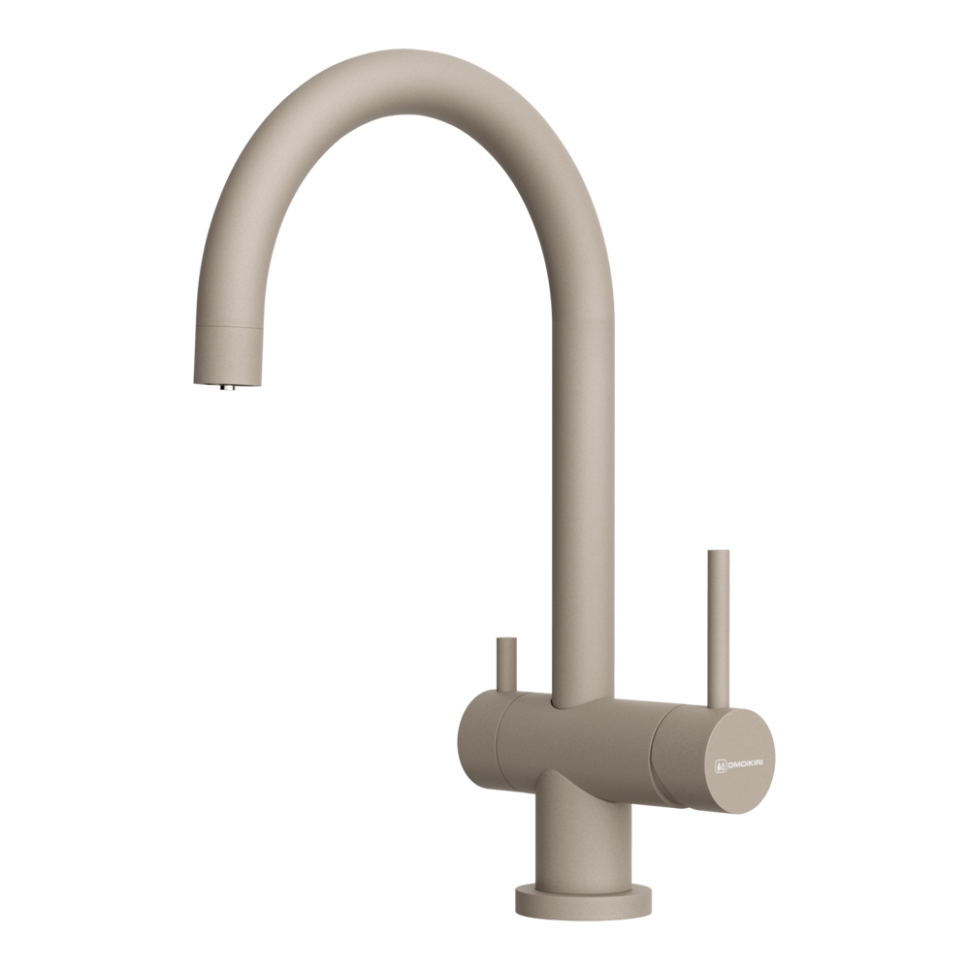 Смеситель для кухни Omoikiri Yamada-P-SA латунь/бежевый
