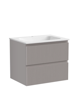 Тумба подвесная SANCOS Snob R 590х445х500, c двумя ящиками оснащенными доводчиками, Doha Soft, арт.SNR60SM