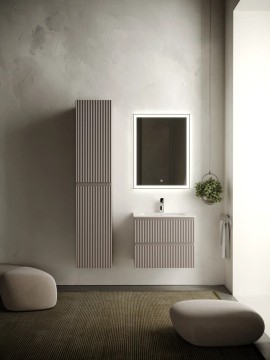 Тумба подвесная SANCOS Snob R 590х445х500, c двумя ящиками оснащенными доводчиками, Doha Soft, арт.SNR60SM