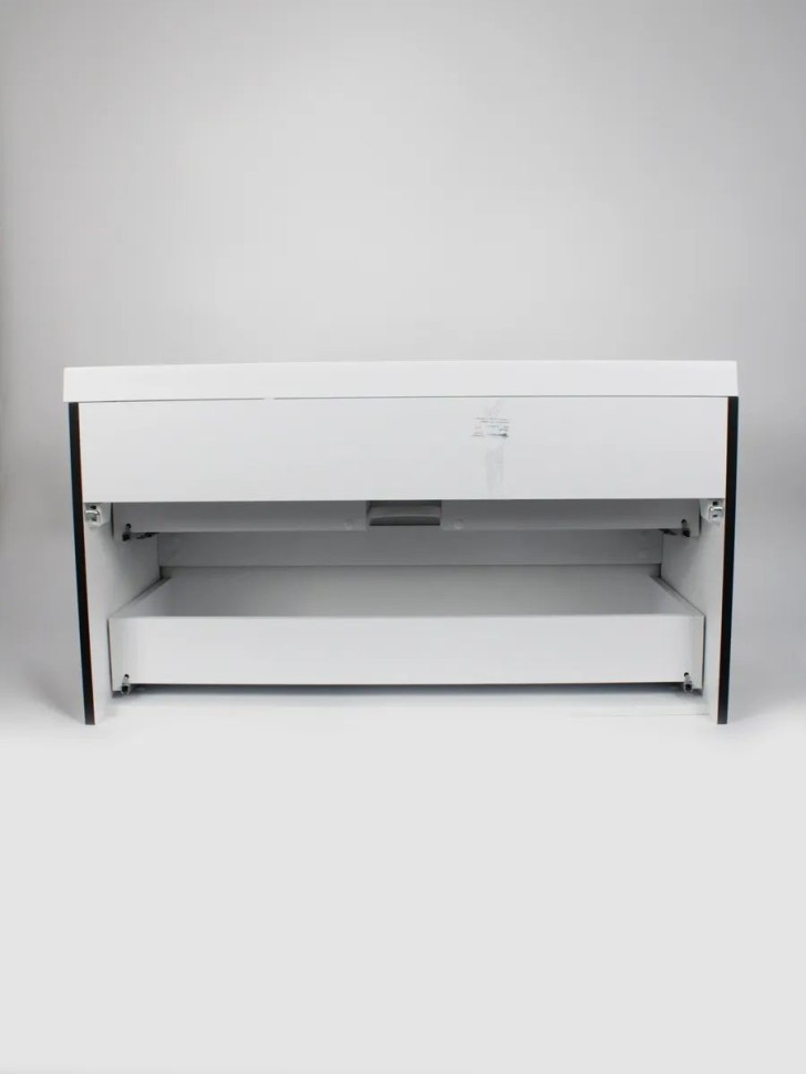 Тумба под раковину для ванной Uperwood Tanos 80 см, подвесная, черная матовая