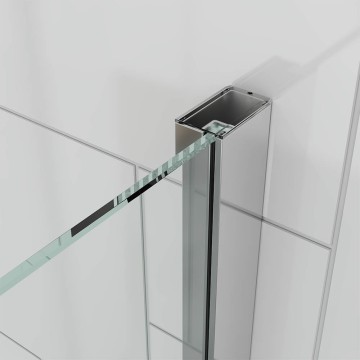 Боковая панель Veconi Ottimo SP CH, 700х1900 хром, стекло прозрачное
