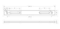 Комплект кронштейнов для крепления ног BELBAGNO BB21-EAGLE-SUP