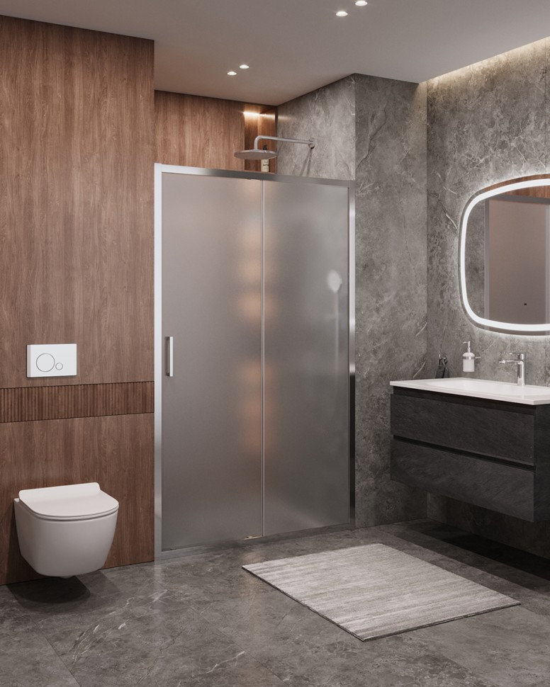 Душевая дверь CEZARES MOLVENO-BF-1-130-P-Cr