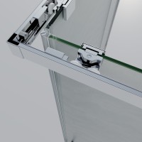 Душевой уголок Rapid-N VSS-3RN8090E10MT, (700-800)x(800-900), хром, стекло текстурное